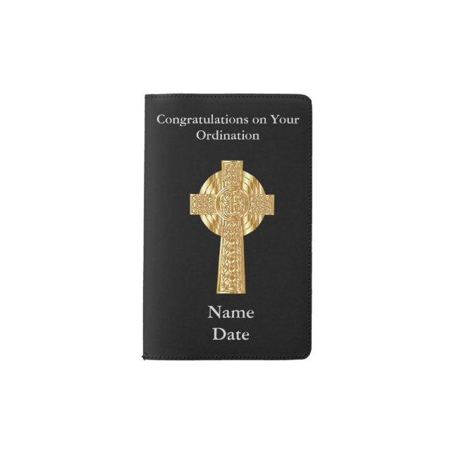 Congratulations Newly Ordained Ordainment Gift Pocket Moleskine Notebook (Front)