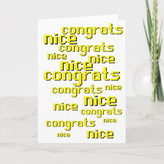 Congratulations Nice Greeting Card Runescape