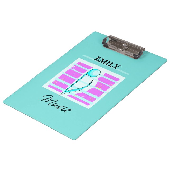 Congratulations Note, Musical Performance Clipboard (Angled)