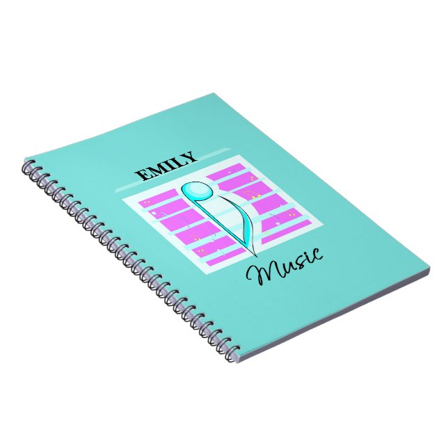 Congratulations Note, Musical Performance Notebook (Right Side)