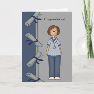 Congratulations Nurse Graduate Personalised Card