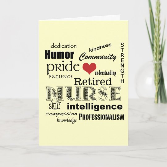 Congratulations Nurse Retirement! Card Zazzle.co.uk