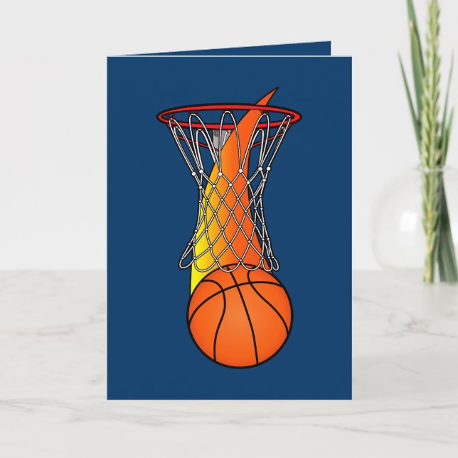 Congratulations on a Great Basketball Season Card (Front)