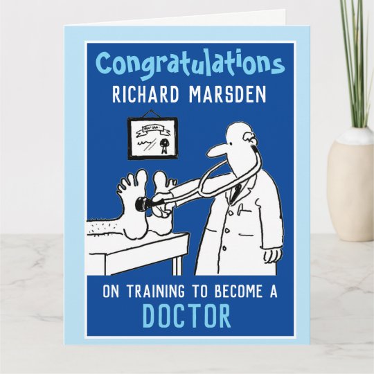 Congratulations on Becoming a Doctor Card | Zazzle.co.uk