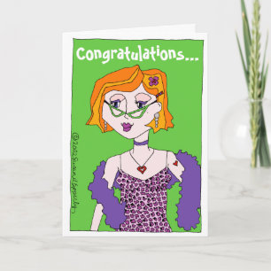 Congratulations on Becoming a "Glam-ma!" Grandma Card