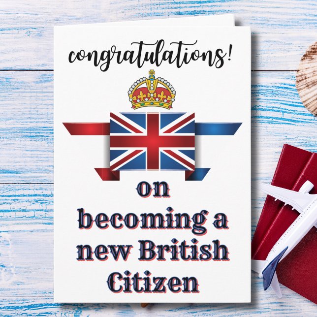Congratulations on Becoming a New British Citizen Card (Creator Uploaded)