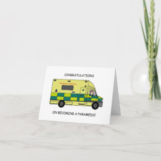 Congratulations on Becoming a Paramedic Card