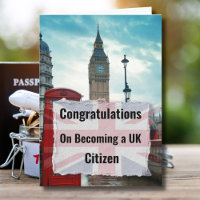 Congratulations On Becoming a UK Citizen England