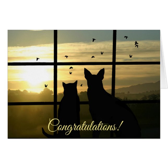 Congratulations on Becoming A Veterinarian. (Front Horizontal)