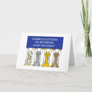 Congratulations on Becoming Chief Resident Card