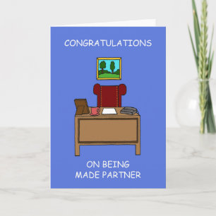 Congratulations on Being Made Partner Card