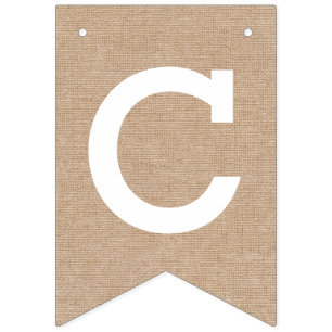 Congratulations on Burlap Look Bunting