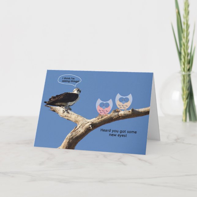 Congratulations on Cataract Surgery, Humour Card (Front)