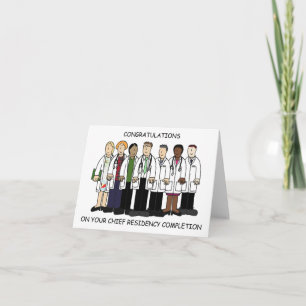 Congratulations on Chief Residency Completion Card