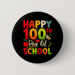 Congratulations On Completing 100 Days Of School! 6 Cm Round Badge