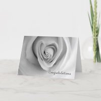 Congratulations on Engagement, Heart Shaped Rose