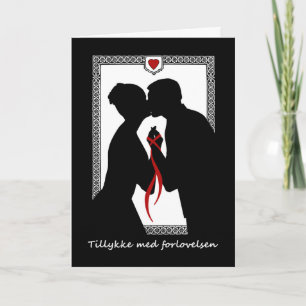 Congratulations on Engagement in Danish Card