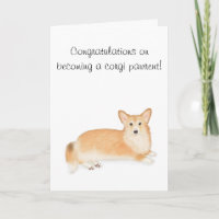 Congratulations on getting a corgi card