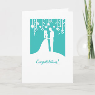 Congratulations on getting married wedding card