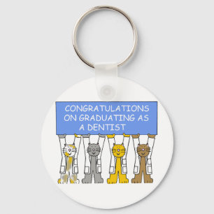 Congratulations on Graduating as a Dentist Key Ring