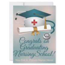 Congratulations on Graduating Nursing School Card