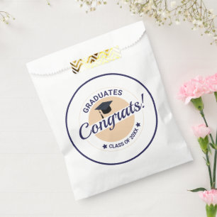 Congratulations on graduation customisable elegant favour bags