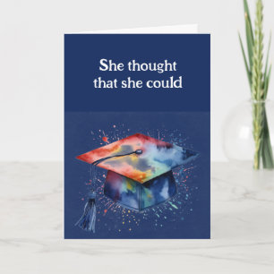 Congratulations on Graduation For Her  Card