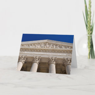 Congratulations on Law Degree Supreme Court Card