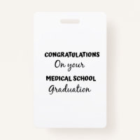 congratulations on medical school graduation
