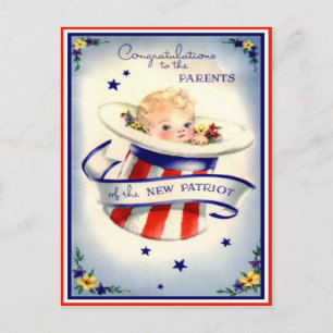 Congratulations On New Baby Postcard