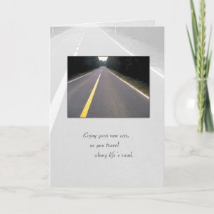 Congratulations on New Car, Road Card