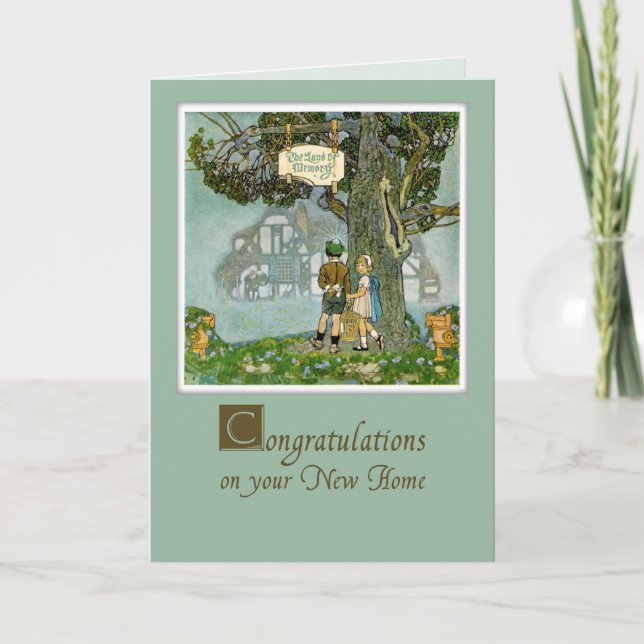 Congratulations on New Home, Storybook Card (Front)