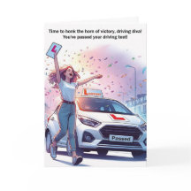 Congratulations on Passing Driving Test (Female)