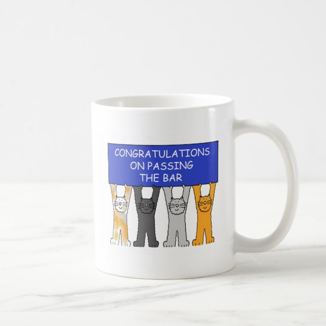 Congratulations on Passing the Bar Exam Coffee Mug (Right)