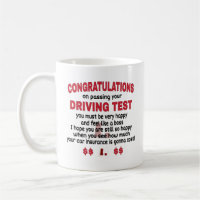 Congratulations on Passing Your Driving Test.