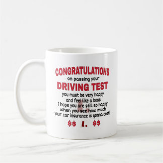   Congratulations on Passing Your Driving Test. Coffee Mug
