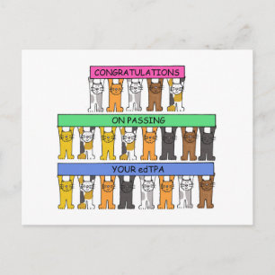 Congratulations on Passing Your edTPA Postcard