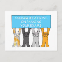 Congratulations on Passing Your Exams.