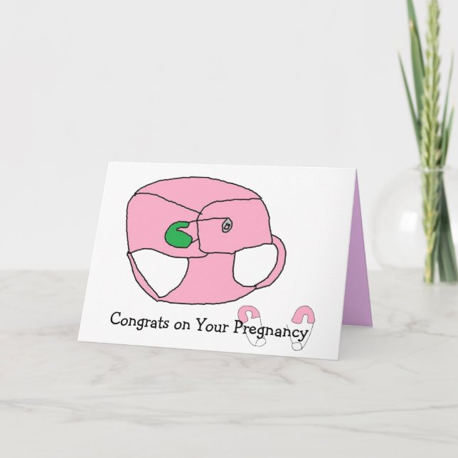 Congratulations on Pregnancy Card (Front)