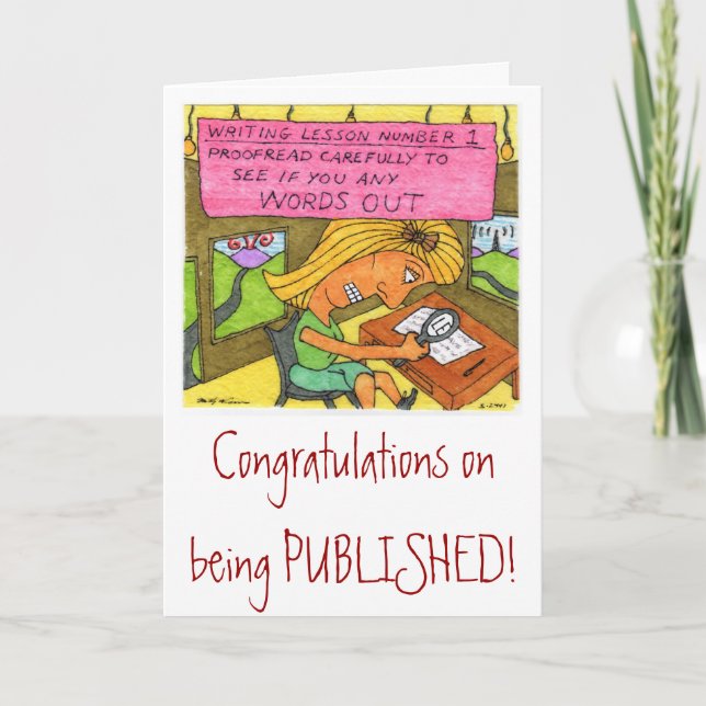Congratulations on Publication! Card (Front)