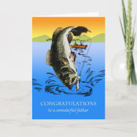 Congratulations on Retirement for Dad, Fishing