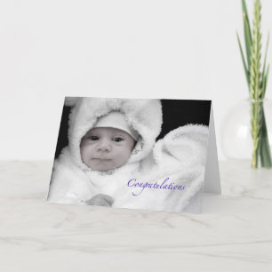 Congratulations on the Birth of a Baby Boy Card