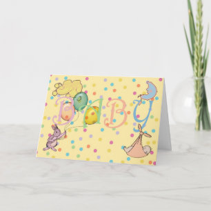 Congratulations on the birth of your new baby card