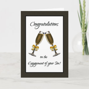 Congratulations on the Engagement of Your Son! Card