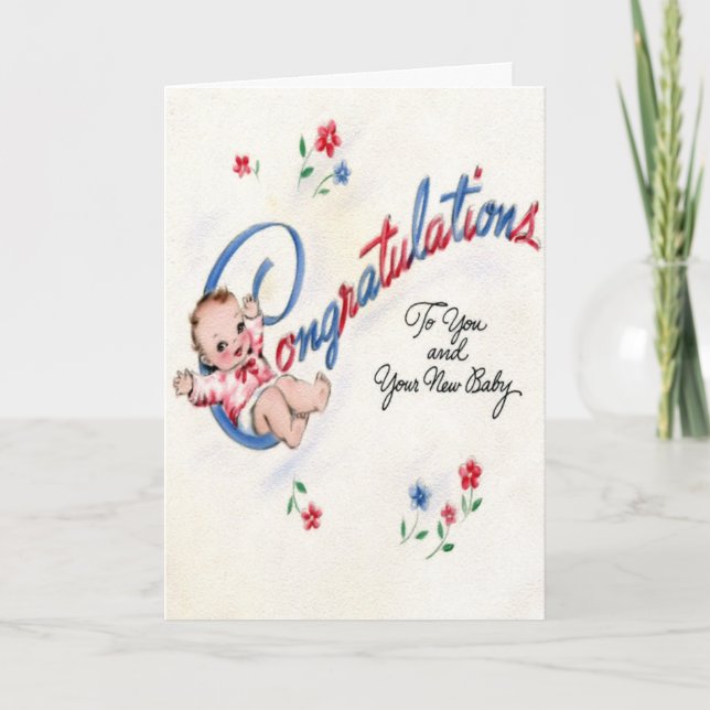 Congratulations on the New Baby Card (Front)