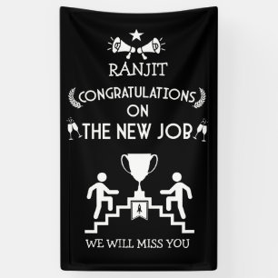 Congratulations On The New Job Banner