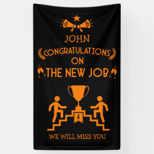 Congratulations On The New Job Banner