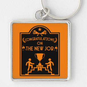 Congratulations On The New Job Key Ring