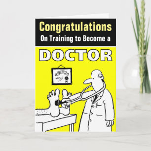 Congratulations on Training to Become a Doctor Card