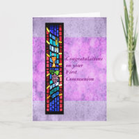 Congratulations on your 1st Communion Customisable